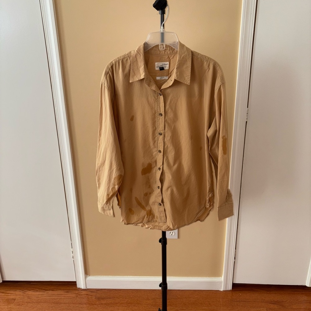Universal Thread Tan Button Down Shirt - image 2